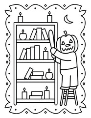Halloween and Pumpkin Coloring Pages – Fun, Spooky, and Easy Designs for Kids and Adults | Ghosts, Witches, Black Cats, Haunted Houses & Trick or Treat Fun