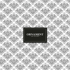 Decorative Art Ornament Pattern for Interior Design Background