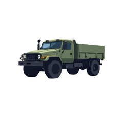 Refined 3D Military Truck