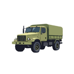 Detailed, Refined Military Truck