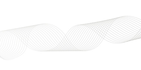 Abstract white and gray wave line futuristic technology flowing particles. modern curved wave smooth stripe seamless pattern. digital frequency track equalizer. stylized wave line art background.