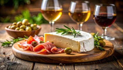 Authentic French Brie &mdash; soft, smooth, irresistible.