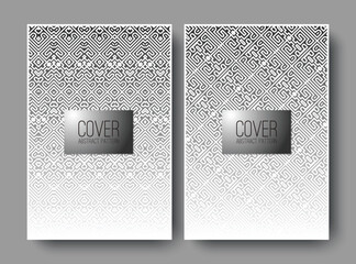 Geometric Line Art Abstract Cover Design