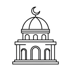 crescent temple architectural iconography