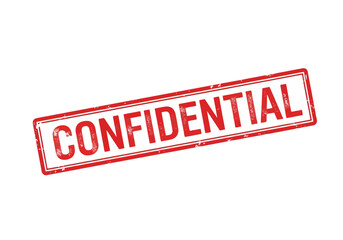 Fototapeta premium Confidential Stamp Secure Information and Privacy Concept