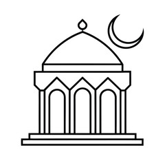 crescent temple architectural iconography