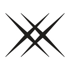 Collection of black starburst icons on a light background. Various starburst shapes and sizes. Starburst designs perfect for graphic projects