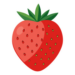 Fototapeta premium strawberry with seeds