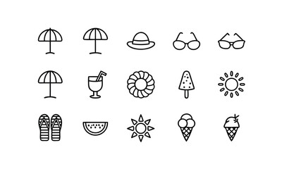 Summer icon pack