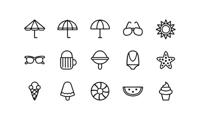 Summer icon pack