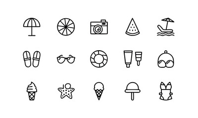 Summer icon pack