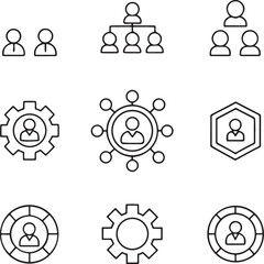 Abstract geometric pattern with vibrant color accents and a distinctive silhouette element