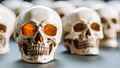 skulls and bones halloween