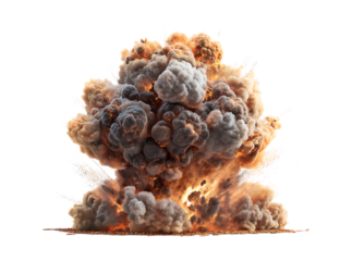 big explosion effect realistic explosions boom realistic fire explosion isolated on a transparent background