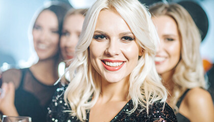 woman, smiling