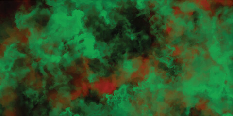 Abstract green and red smoky cloud background design for creative illustrations or artistic applications and graphic textures