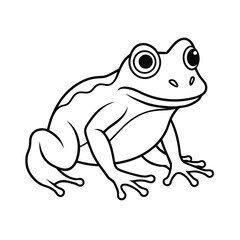 frog coloring page