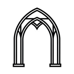 arch window with arches