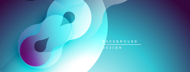 Abstract fluid shapes, vibrant blue purple hues. Modern design, smooth gradients create dynamic visual effect.