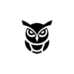 Owl Mono Line Logo Designs  Vector Illustration