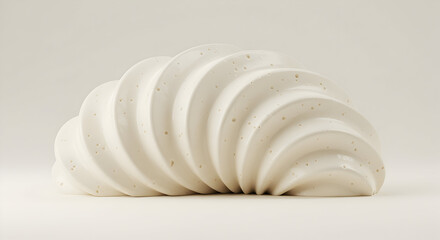 Abstract White Ceramic Sculpture Modern Art Home Decor
