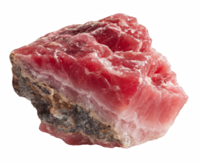 Raw rhodochrosite stone specimen, stunning pink mineral perfect for geology enthusiasts and collectors