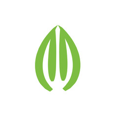 Logo eco – wektorowa grafika © Laura