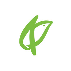 Ptak Logo eco – wektorowa grafika