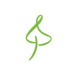 Logo eco – wektorowa grafika © Laura