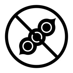 Soy Free Sign Icon, Simple Icon Vector Design, best used for presentation, application, web and banner	