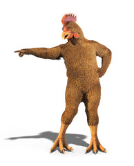 Mr Chicken Pointing