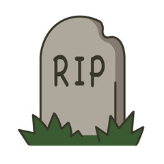 RIP Tombstone Halloween Icon