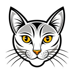 vector illustration of a cat