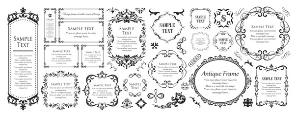 アンティークフレームセット