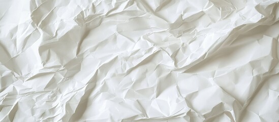 Obraz premium Crinkled white paper texture (6)