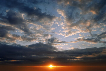 clouds in the sky