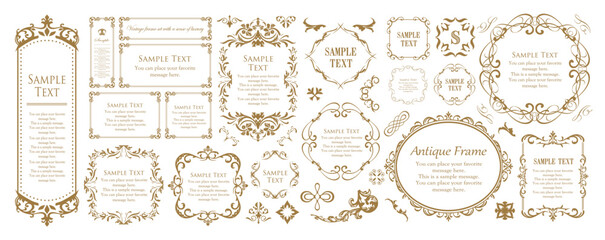 アンティークフレームセット