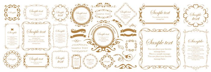 アンティークフレームセット