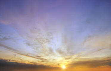 clouds in the sky