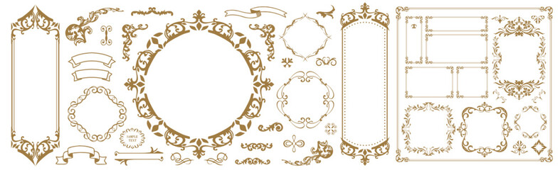 ゴージャスフレームデザインセット
