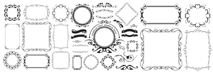 ゴージャスフレームデザインセット