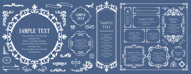 アンティークフレームセット