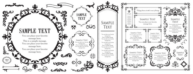 アンティークフレームセット