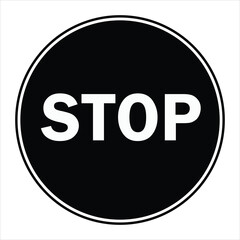 Use this impactful stop sign to get immediate attention. Ideal for safety announcements, urgent alerts, and important notifications. Be safe and be careful now.