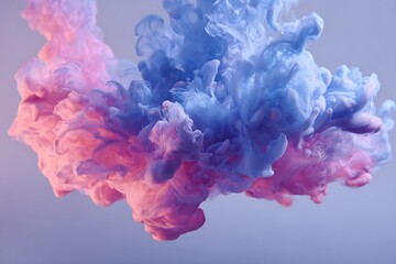 Fototapeta premium colorful smoke on white background