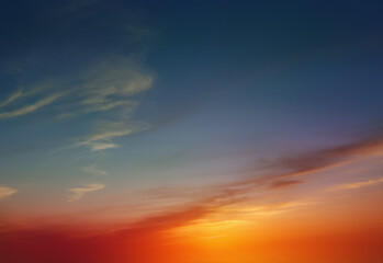 clouds in the sky