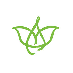 Logo eco – wektorowa grafika © Laura
