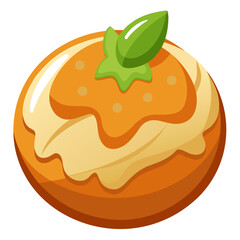 vector illustration of a cake