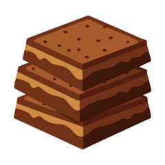 stack of chocolate pieces