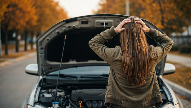 Frustration mounts as a car breakdown leaves someone stranded